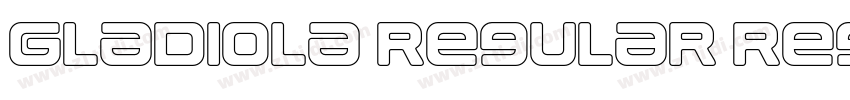 Gladiola Regular Reg字体转换